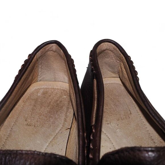 Frye Lewis Leather Tie Loafers Chocolate Brown 3480273-CHO‎ Men\'s 10.5 main image 2